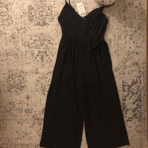 Slate gray 3/4 length romper